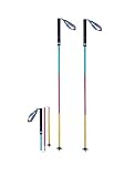 Bastones Trekking Extensibles, AONIJIE Bastones Trail, Ligeros y Plegables, Bastón de Senderismo Aluminio de 110/120 cm de Longitud para Exteriores (Colorido, 110)