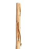 Bordón para Caminar por la montaña Madera castaño Natural 125cm (530) Senderismo (125cm)