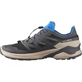 Salomon Hombre Speed Cross, Impermeables para Niños, Negro/Vainilla, Zapatos de Senderismo Versátiles, Zapatillas para Botas de Senderismo y Correr en Senderos en Aventuras al Aire Libre, 42 EU