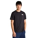The North Face Mountainscape Camiseta para Hombre-TNF BLACK-M | Cuello Redondo, Manga Corta, Punto de Algodón Transpirable