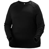 Helly Hansen Mujeres Tripulación de peso mediano W Lifa Merino, Negro, M