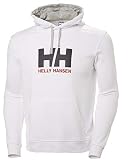 Helly Hansen Hombres Sudadera con Capucha HH Logo 3.0, Blanco 2.0, S