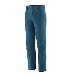 Patagonia M's Venga Rock Pants-Reg Bottoms, Wavy Blue, 34 Hombres