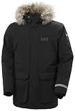 Helly Hansen Hombres Parka pura, Negro, M