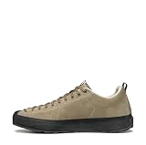 Scarpa Mojito - Zapatos para Caminar envolventes, AW26, Dark Rock, 44 EU | Zapatos de cuero, ligeros, para exteriores para senderismo y caminar