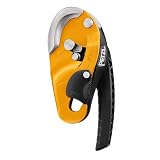 Petzl Abseilgerät Rig - Material de Rappel y Descenso, Color Amarillo, Talla M-L