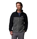Columbia Steens Mountain Full Zip 2.0 Forro Polar, Black, Grill, XL Hombre | Chaqueta de forro polar, perfecta para usar en capas, ajuste extendido disponible