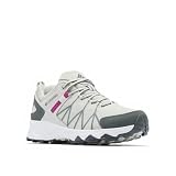 Columbia Women's Peakfreak 2 Outdry, Waterproof Low Rise Trekking and Hiking Shoes, Moonstone/Wild Fuchsia, 5