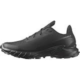 Salomon Alphacross 5 Zapatillas de Trail Running para Mujer, Agarre potente, Comodidad duradera, Rendimiento versátil, Black, 40