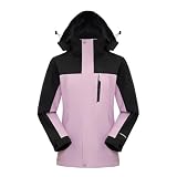 LHHMZ Chaqueta impermeable para mujer, Chaquetas transpirables con capucha, Chaqueta Casual Abrigo de Trabajo