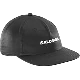 SALOMON Gorra Plana Logo, gráficos característicos, protección Solar versátil, algodón Transpirable Ajustable