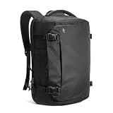 tomtoc Mochila de Viaje 28L Ligera, Equipaje de Mano 45 x 30 x 20 cm, 1 kg | Mochila Cabina para Ryanair Vueling easyJet, Impermeable con Compartimento Portátil 16', Escapadas Fin de Semana y Trabajo
