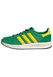 adidas Hombre Run 70S 2.0 Shoes, Green/Yellow/Off White, 42 EU