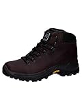 Grisport® Botas de caza para hombre de piel de vacuno Arosa impermeables y transpirables para montaña y senderismo con suela Vibram® para exteriores con membrana Sympatex® color Marrón talla 42 EU
