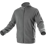 Högert Technik PASADER Forro Polar para Hombre, 100% Poliéster, 290 g/m², Cremallera Completa, Gris Oscuro, Talla M (50)
