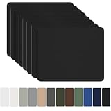 Parches de Reparación de Nylon Autoadhesivo, 8 pzas 20 x15 cm Parches Chaqueta Plumas, Parche Reparacion Ropa, Parche de Reparación Impermeable, para Tienda de Campaña, Mochila, Negro