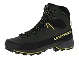 LA SPORTIVA TX5 Evo Mid GTX Zapatillas de senderismo para hombre impermeables y estables con suela antideslizante y membrana Goretex, Carbon Yellow, 45.5 EU