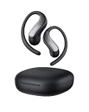 SHOKZ Auriculares Open-Ear OpenFit Air 2, Ligero, Cómodo, IP55, Negro | Bluetooth 6.1, compactos, 36 h de batería, resisten agua y sudor IP55, graves intensos, deporte y senderismo, control preciso