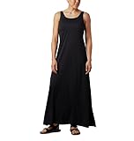 Columbia Vestido Largo Freezer para Mujer, Negro -, XS