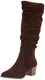 Amazon Essentials Botas Altas por Encima de la Rodilla con Tacón Ancho para Mujer, Marrón Tofe Oscuro, 38 EU