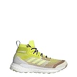 adidas Terrex Free Hiker Primeblue Hiking Shoes Beige Tone/Pulse Yellow/Acid Yellow 7 D (M)