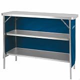 AKTIVE 63090 Armario de Tela para Camping, Estructura Plegable y Desmontable, con Bolsa de Transporte, Medidas 110x38x88 cm, Mueble Auxiliar Cocina Exterior, Armarios, Almacenaje Aire Libre