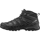 Salomon X Ultra Pioneer Mid Gore-Tex Zapatillas de Senderismo para Hombre, Cualquier clima, Sujeción del pie segura, Estabilidad y amortiguación, Black, 44