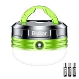 Blukar Lámpara Camping, Linterna Camping Portátil, Linterna de Camping LED | 3 Modos de Iluminación, Super Imán para Camping, Senderismo, Pesca