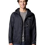 Columbia Pouring Adventure 3 Jacket, Chaqueta impermeable para la lluvia Hombre, Black, XXL