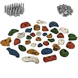 ALPIDEX 35 Presas Escalada con Tornillos y Tuercas Rocódromo Pared Bloques