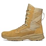 GARMONT TACTICAL T8 NFS 670 - Botas de combate militares para hombres y mujeres, ejército, Fuerza Aérea, calzado ligero compatible con AR670-1, piel de ante, coyote, talla 9, Coyote, 9 Women/9 Men