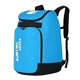 AUMTISC Mochila para Botas de esquí Bolsas de esquí Ligeras para Snowboard Equipaje Durable Azul
