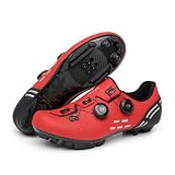 ENEN Zapatillas de Ciclismo para Hombre Mujer, MTB Zapatos Bicicleta de Montaña Compatibles con Look SPD Lock, Unisex Zapatillas de Bicicleta de Montaña