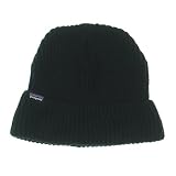 Patagonia Fishermans Rolled Beanie Gorro, Unisex Adulto, Black, Talla única