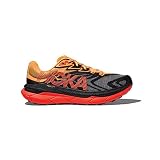 HOKA Tecton X 2 Hombre Zapatillas de Trail Running Gris Naranja