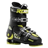 Botas de esquí Roces Idea, niños Unisex, Negro/Lima, MP 22.5-25.5