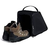 Case4Life Negro Bolsa de Viaje Resistente al Agua para Zapatos para Senderismo Organizador - Garantía de por Vida