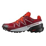 SALOMON Men's Speedcross Gore-Tex Red Dahlia/White/Black 42 2/3 8.5