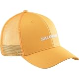 Salomon, Gorra Trucker, Senderismo, Carrera en Sendero y Caminata, Confort Ligero, Ajustable y Transpirable, Albaricoque Cálido, Unisex