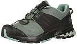SALOMON XA Pro 3D V8 GTX Trail Running y Senderismo Zapatos Impermeables Versión Más Ligera para Mujer, Balsam Green Black Meadowbrook, 36 EU