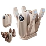 KQWVZ Secador De Zapatos Eléctrico, Secador Zapatillas Deporte Con Temporizador, Diseño Plegable, Secador De Botas De Esquí, Seca Botas De Futbol para Zapatos, Calcetines, Guantes