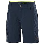 Helly Hansen Mujeres Pantalones Cortos W QD Cargo, Azul Marino, 34