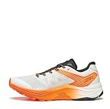 SCARPA Zapatillas de correr Spin Ultra 2 para hombre, Hielo/Naranja Fluo | Zapatillas de trail running: ligeras y transpirables