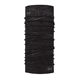 Buff®| Braga de cuello Original Ecostretch Bufanda, Tubular, Multifuncion, Cuello y Cabeza, Correr, Caminar, Senderismo, Sostenible, Ligera, Hombre Mujer Talla única Negro
