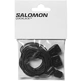 Salomon Quicklace Kit de Cordones para Zapatillas de Trail Running y Botas de esquí. Negro