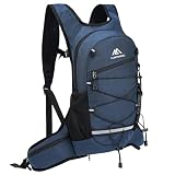 Flintronic 1PCS Mochila de Ciclismo Mochila Ligera, Mochila de Ciclismo Ligero, Mochila Bicicleta Montaña, Mochila Deporte para Hombre Mujer, para Deportes al Aire Libre, Ciclismo, Camping -Azul