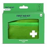 Healthcare by Amazon - Kit de primeros auxilios, Verde, 56 unidades