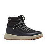 Columbia SLOPESIDE VILLAGE OMNI-HEAT MID WATERPROOF botas de nieve impermeables Mujer , Negro (Black x Silver Sage), 36.5 EU