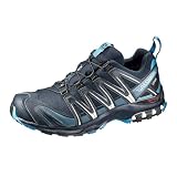 Salomon XA Pro 3D Gore-Tex Zapatillas de Trail Running para Hombre, Ajuste preciso, Agarre en todo tipo de terrenos, Impermeable, Navy Blazer, 43 1/3