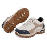 JOMIX Zapatillas Trekking Mujer Ligeras Zapatos de Montaña y Senderismo Transpirables Cómodas y Antideslizantes para Excursiones Paseos y Outdoor WOS20707 Beige 38